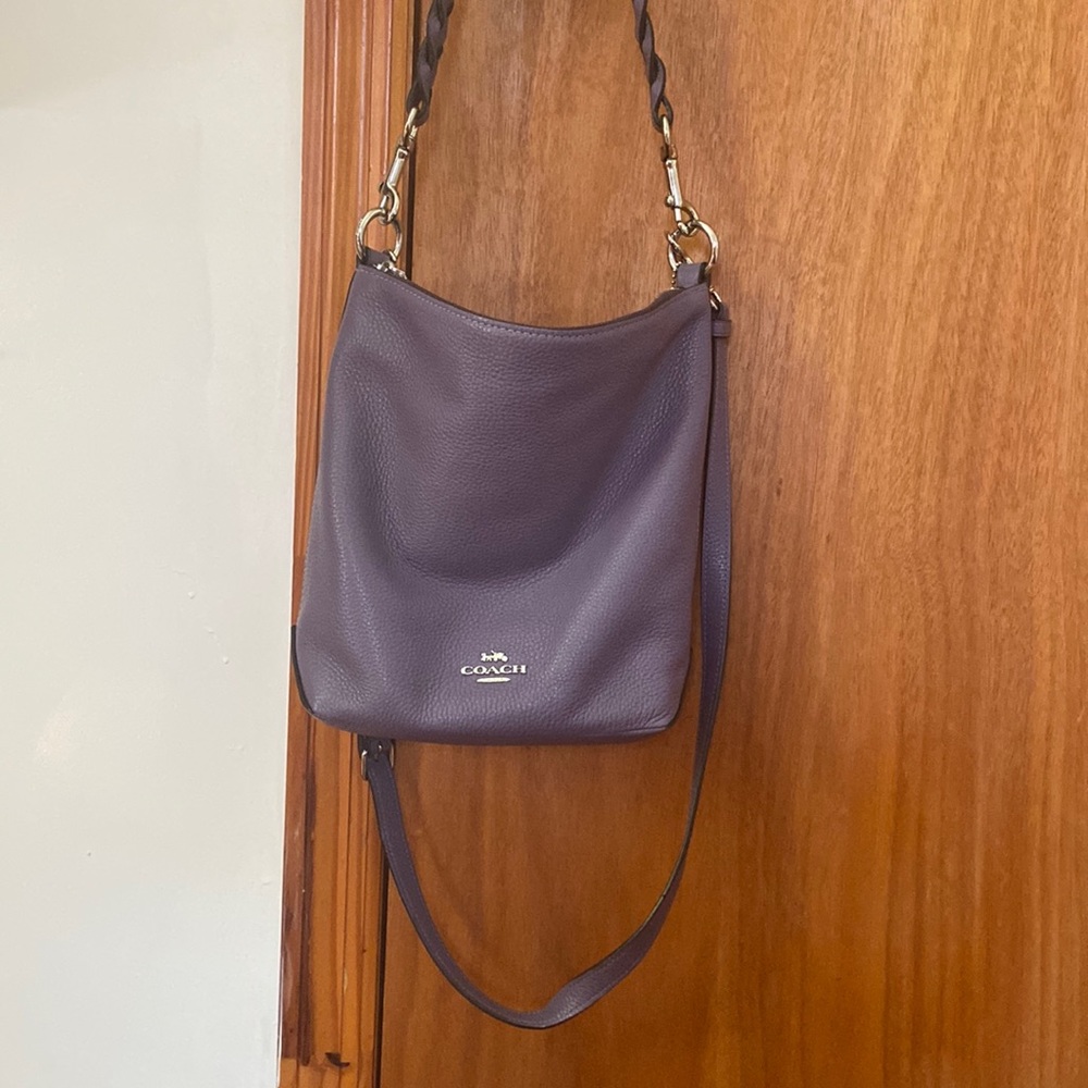 Mini Coach Abby Duffle Bag hobo Handbag Dusty Purple EXCELLENT CONDITION - RARE